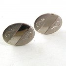 Vintage Silvertone Oval Cufflinks 82217