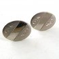 Vintage Silvertone Oval Cufflinks 82217