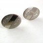 Vintage Silvertone Oval Cufflinks 82217