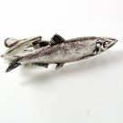 1960's Silvertone Trout Fish Tie Clasp Unbranded 41116