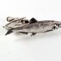 1960's Silvertone Trout Fish Tie Clasp Unbranded 41116