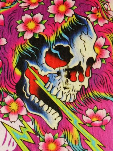 Brand New Ed Hardy Beverage Bottle Skull Tote by Christian Audigier Free Shippin