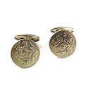 Edwardian / Art Deco Silvertone Cufflinks 42117