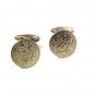 Edwardian / Art Deco Silvertone Cufflinks 42117