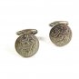 Edwardian / Art Deco Silvertone Cufflinks 42117