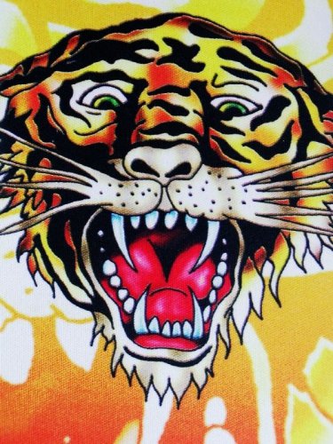 Brand New Ed Hardy Beverage Bottle Tiger Tote by Christian Audigier Free Shippin
