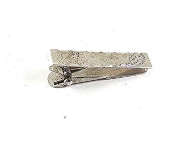 Vintage 1960's Sterling Silver Tie Clasp By SIMMONS 93017