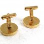 Vintage Round Goldtone Cufflinks By DESTINO PAT 2093723 & 2544893 81017