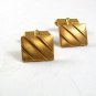 Vintage Goldtone Cufflinks By SWANK 12417e