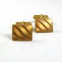 Vintage Goldtone Cufflinks By SWANK 12417e
