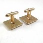 Vintage Silvertone Black X Cufflinks By SWANK 12417
