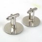 1950's Musical Notes Silvertone & Black Cufflinks 33017
