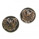 Mexican Taxco Sterling Silver Screw Back Earrings By JOSE ANTON 51916