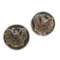 Mexican Taxco Sterling Silver Screw Back Earrings By JOSE ANTON 51916