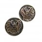 Mexican Taxco Sterling Silver Screw Back Earrings By JOSE ANTON 51916