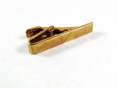 1950's - 60's Gold Tone Tie Clasp Unbranded 52116