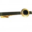 Goldtone & Black Tie Clasp Unbranded 31916