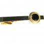 Goldtone & Black Tie Clasp Unbranded 31916