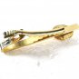 Goldtone & Black Tie Clasp Unbranded 31916