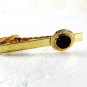 Goldtone & Black Tie Clasp Unbranded 31916