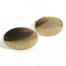 Vintage Goldtone Oval Cufflinks 102317