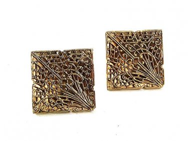 1970's Large & Elegent Goldtone Cufflinks 5517