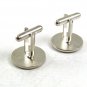 Vintage Silvertone Yellow Black Golfer Cufflinks 101017