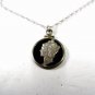 Cut Out Mercury Dime Lady Pendant & Sterling Silver 18" Chain Unbranded 11515