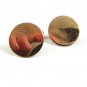 Vintage Round Goldtone Cufflinks By SWANK 12417
