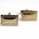 Vintage Goldtone Monogrammable Cufflinks 102817