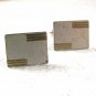 1950's - 1960's Silvertone & Goldtone Cufflinks By SWANK 31516