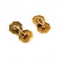 Art Deco Gold Tone Cufflinks by KREMENTZ PLATE 11316