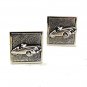 Vintage Silvertone Convertible Car Auto Cufflinks By SWANK 51817