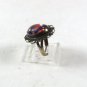 Guad. Mexico Sterling Silver Faux Fire Opal Ring Sz 5 1/2 By ARG 53116