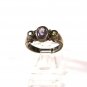 Sterling Silver & Purple 7 Green Ring Size 7 1/2 by C.A. 81715