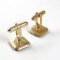 Goldtone & Black Dress Cufflinks By SWANK 5317