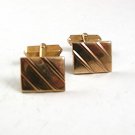 Vintage Goldtone Cufflinks By SWANK 12417