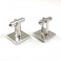 Vintage Silvertone Cufflinks By HICKOK USA 12417