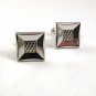 Vintage Silvertone Cufflinks By HICKOK USA 12417