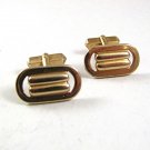 Vintage Goldtone Cufflinks By SWANK 12417z