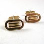 Vintage Goldtone Cufflinks By SWANK 12417z