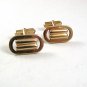 Vintage Goldtone Cufflinks By SWANK 12417z
