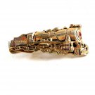 Vintage Goldtone Pennsylvania Train Tie Clasp Not Signed