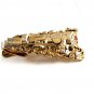 Vintage Goldtone Pennsylvania Train Tie Clasp Not Signed