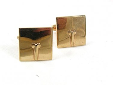 1950's - 1960's Goldtone Cufflinks By SWANK 31717