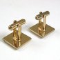 1960's - 1970's Silvertone Goldtone Cufflinks By HICKOK USA 5917