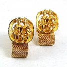 1970's Goldtone ZODIAC GEMINI 2 GIRLS GUYS COUPLE Wrap Around Cufflinks 111317