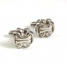 1960's - 1970's Silvertone Cufflinks By HICKOK USA 5917