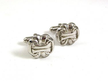 1960's - 1970's Silvertone Cufflinks By HICKOK USA 5917