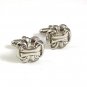 1960's - 1970's Silvertone Cufflinks By HICKOK USA 5917